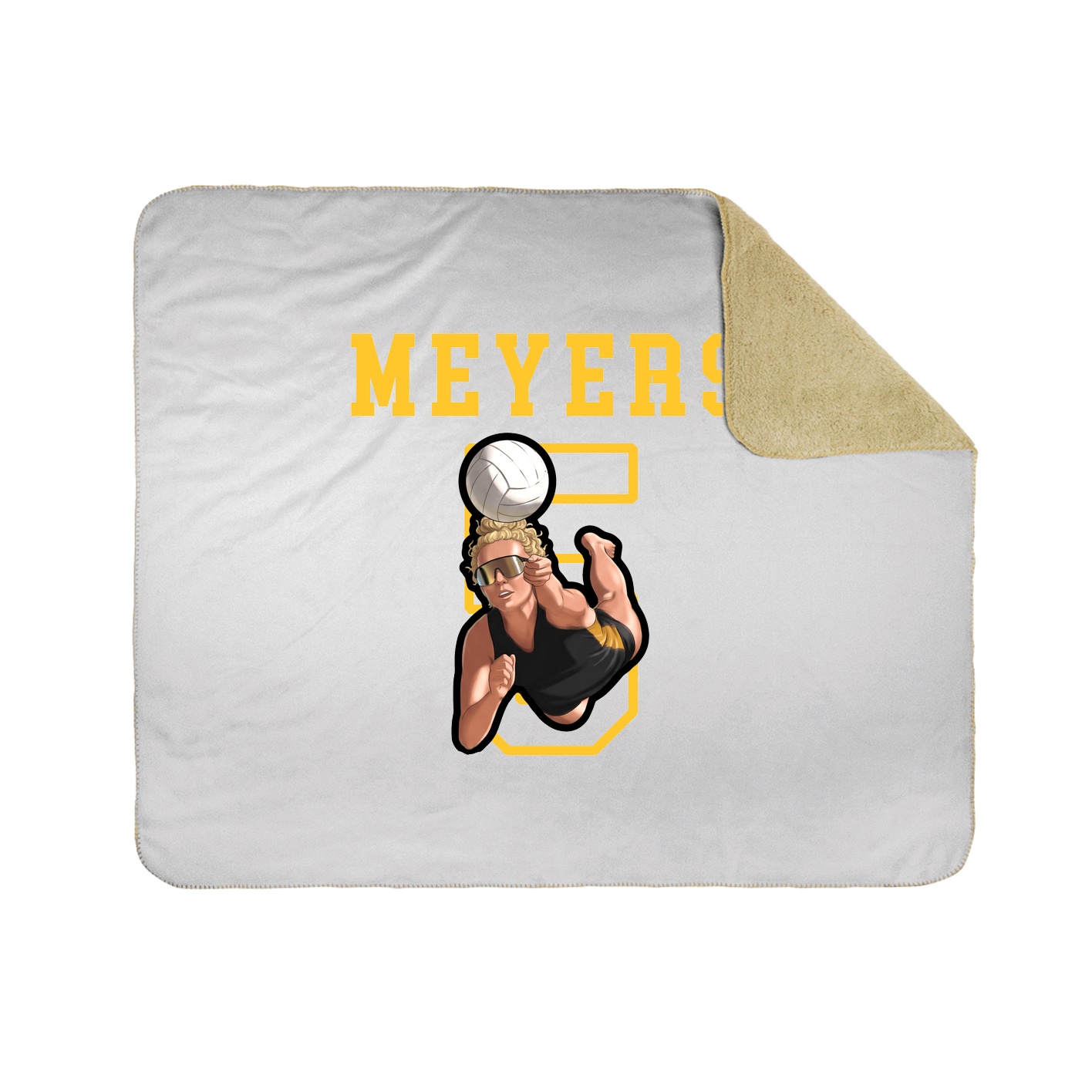 Throw Blanket — Shirsey in White