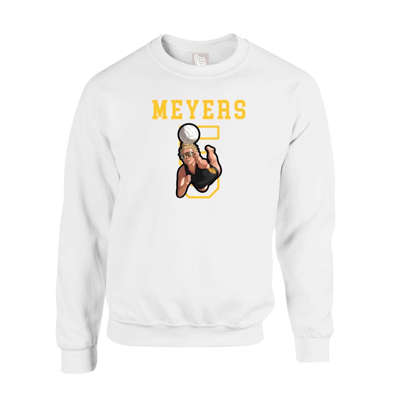 Fleece Crew — Shirsey in White