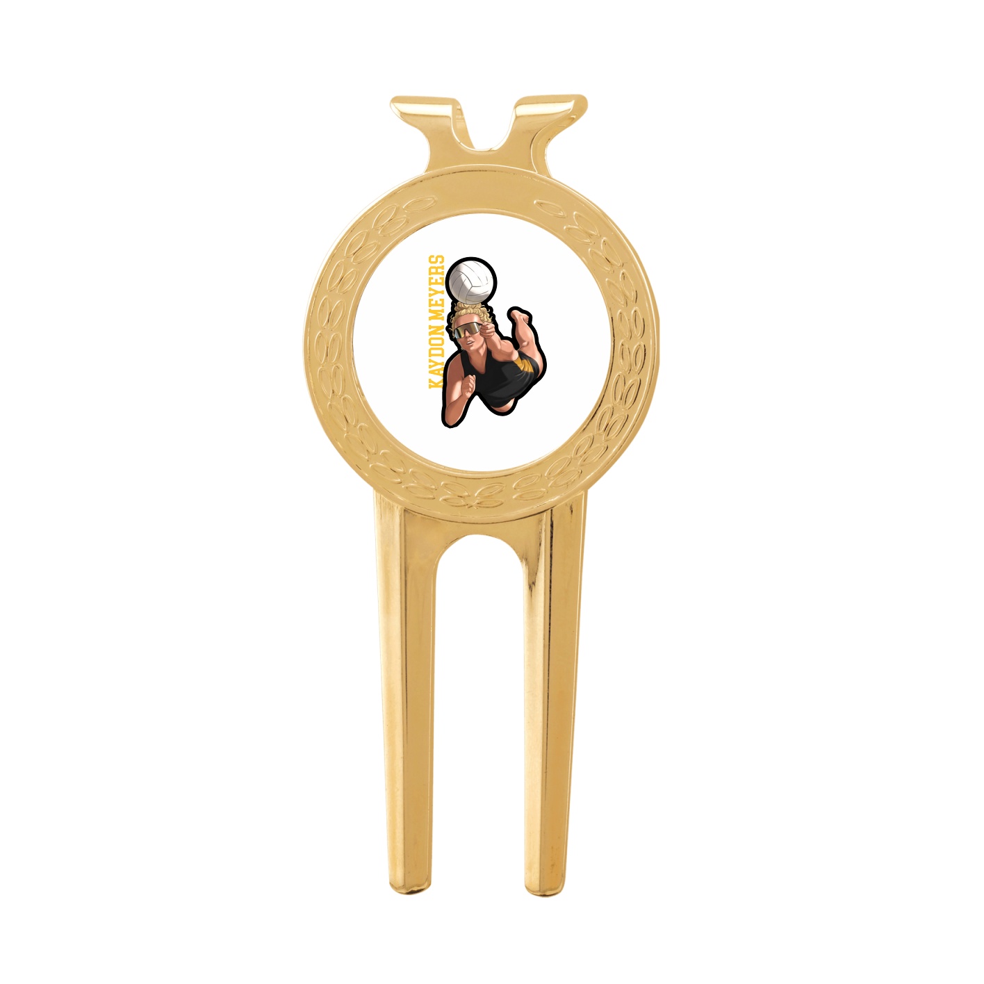 Divot Tool with Ball Marker — Name Vertical in Classic