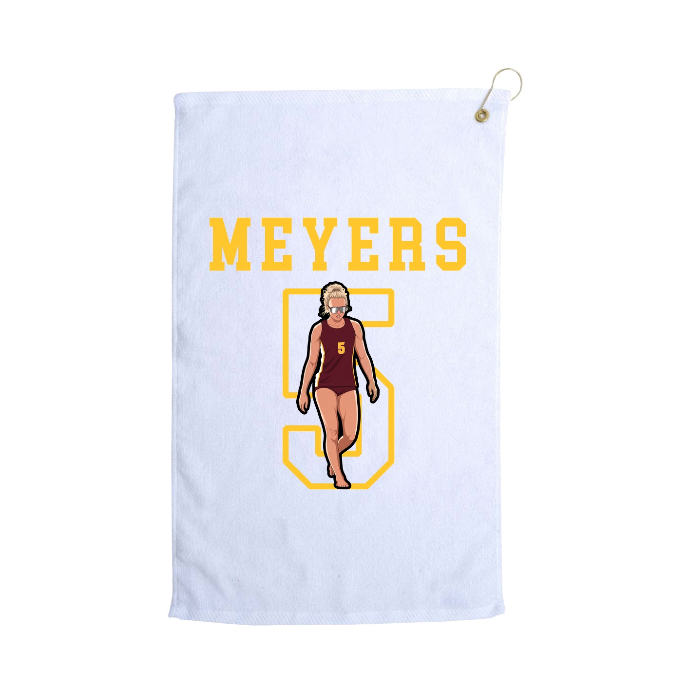 Golf Towel — Shirsey in White