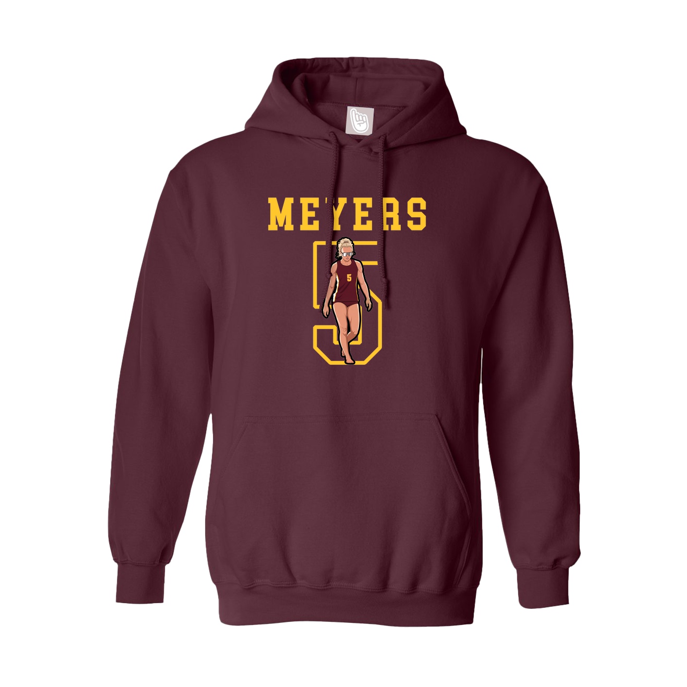 Youth Hoodie — Shirsey in Maroon