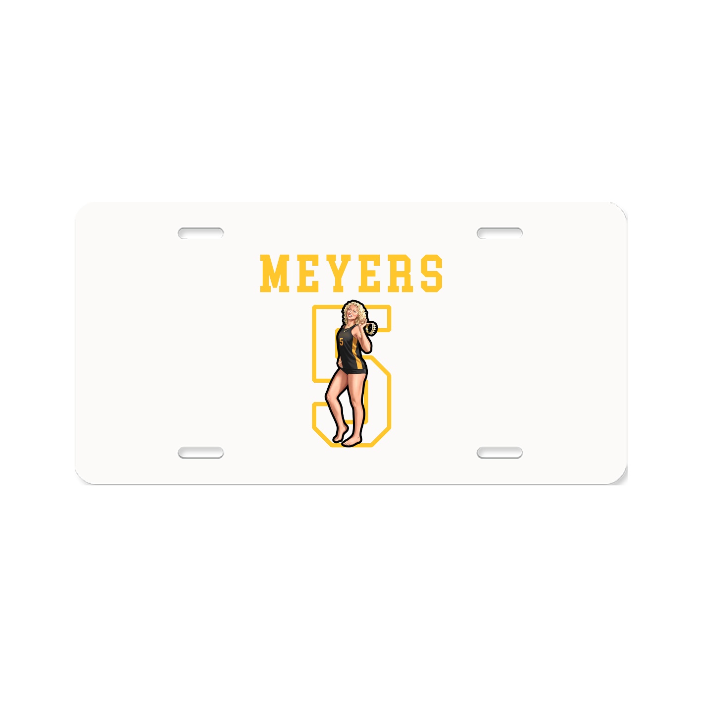 License Plate — Shirsey in Classic