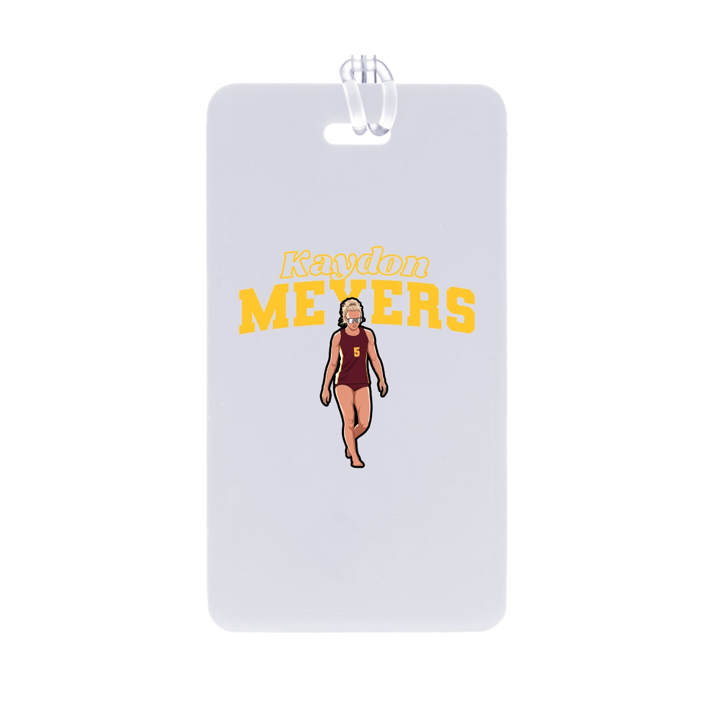 Bag Tag — Name Arch in Classic