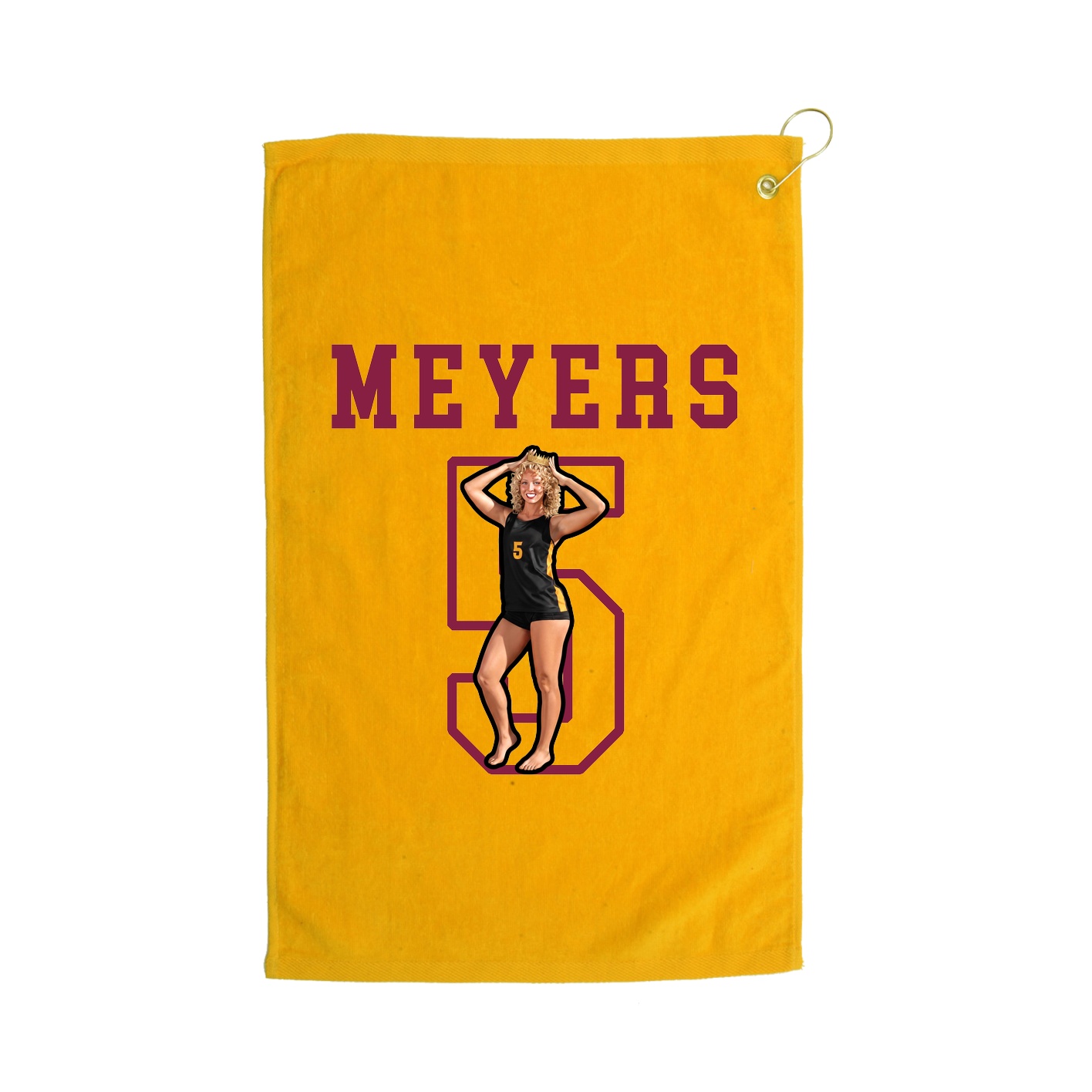 Golf Towel — Shirsey in Gold