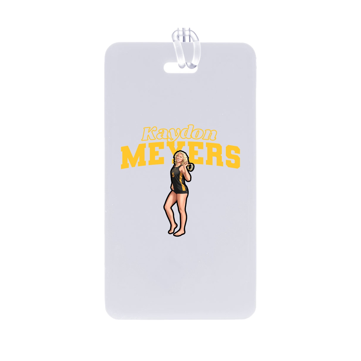 Bag Tag — Name Arch in Classic