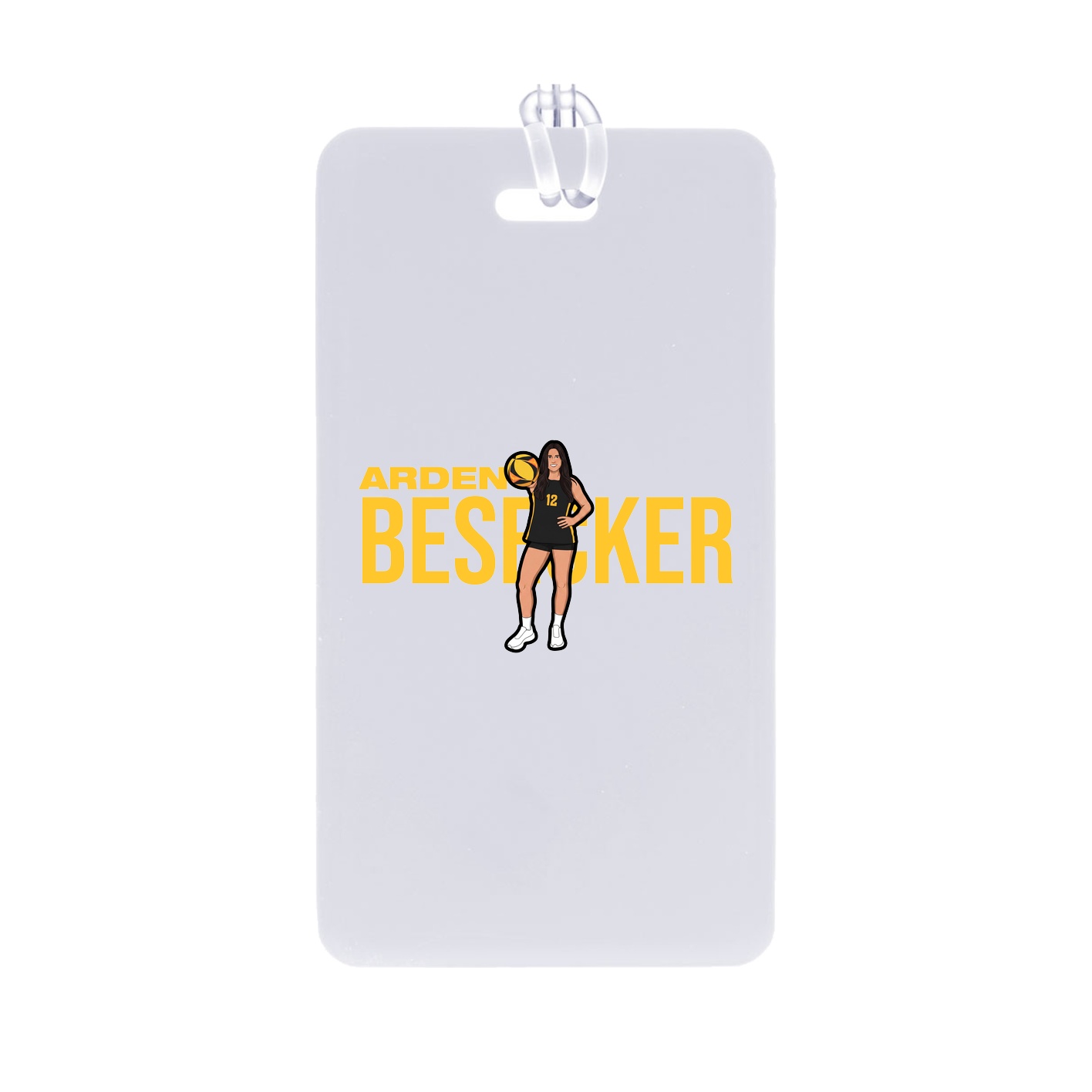 Bag Tag — Player Name in Classic