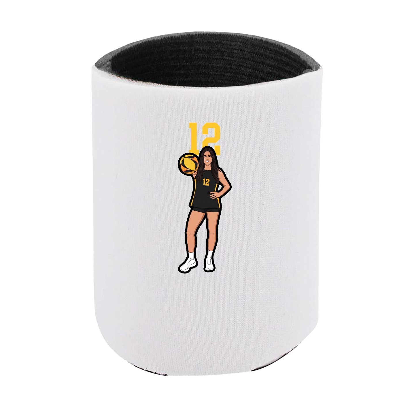 Can Holder — Number Top in White