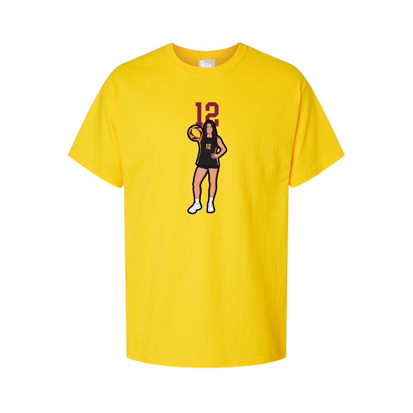 Tee — Number Top in Gold