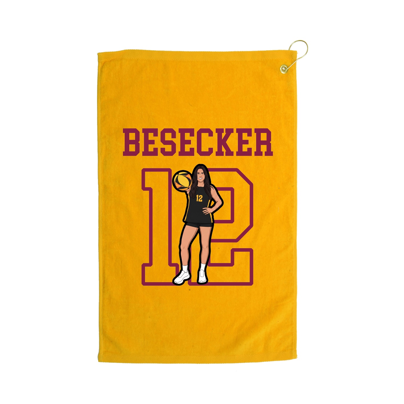 Golf Towel — Shirsey in Gold