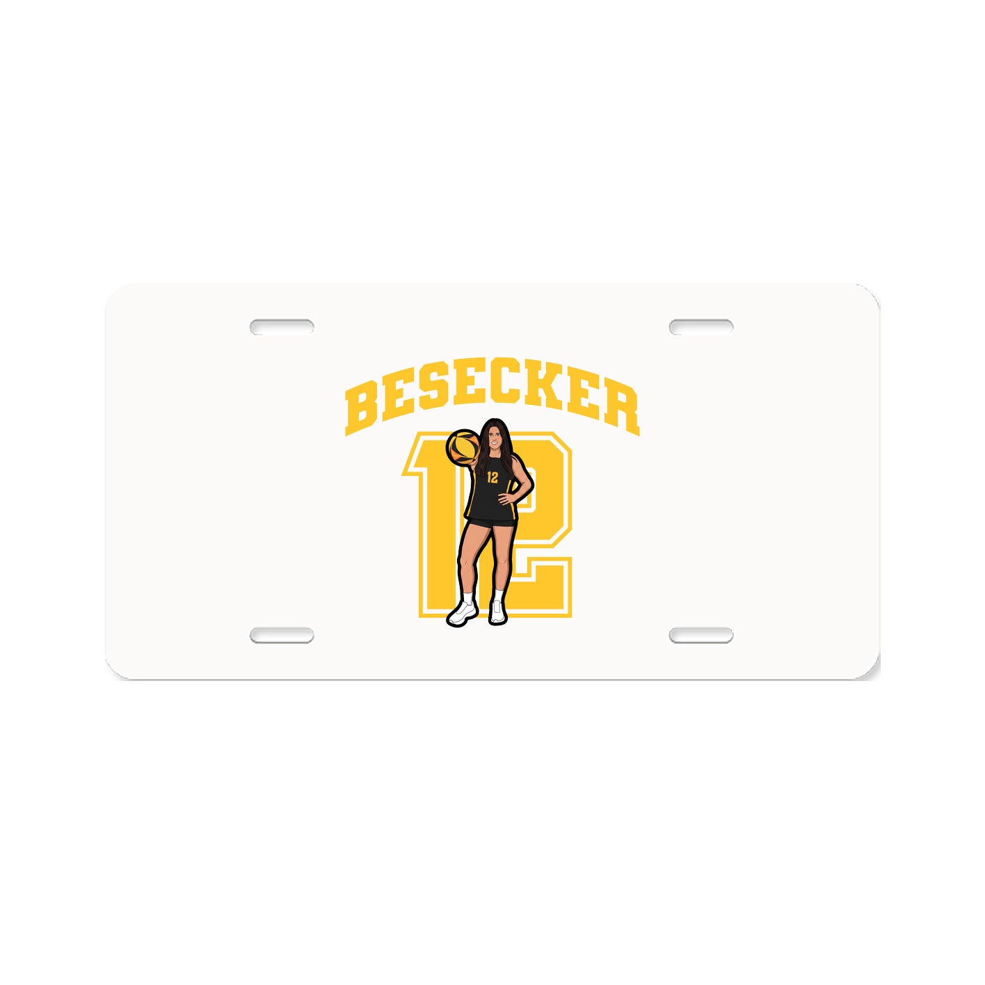 License Plate — Number in Classic