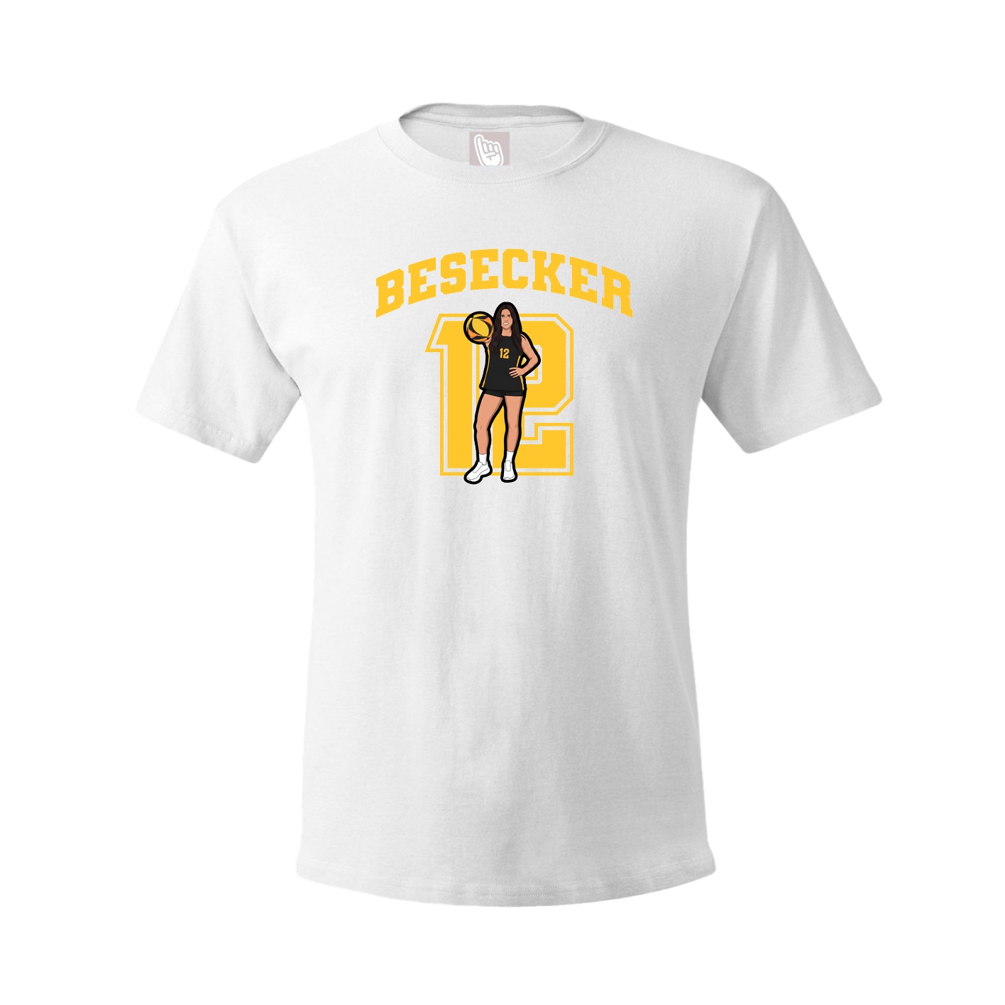 Tee — Number in White
