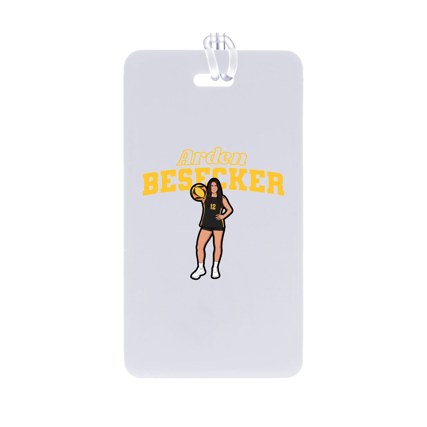 Bag Tag — Name Arch in Classic