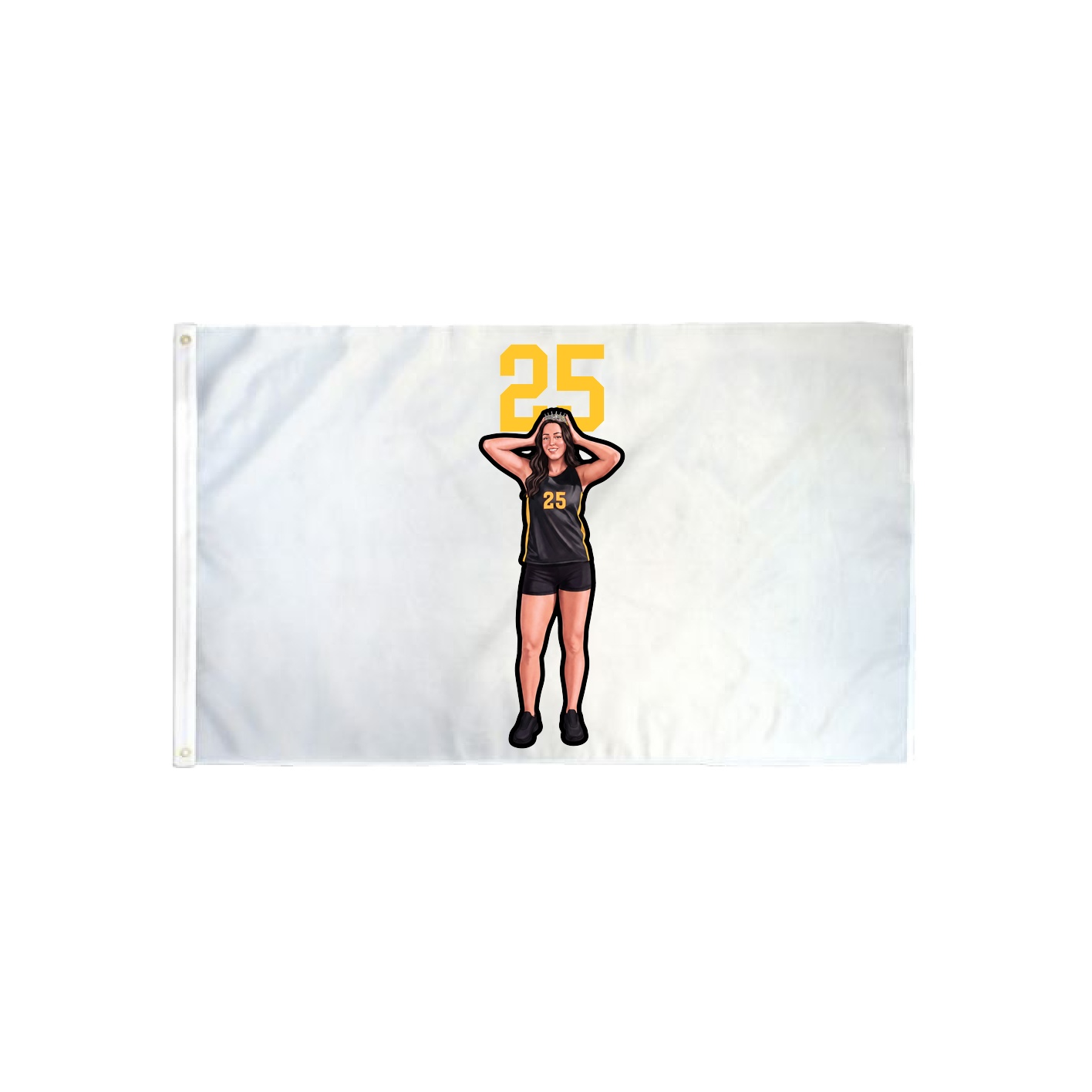 3x5 Flag — Number Top in Classic