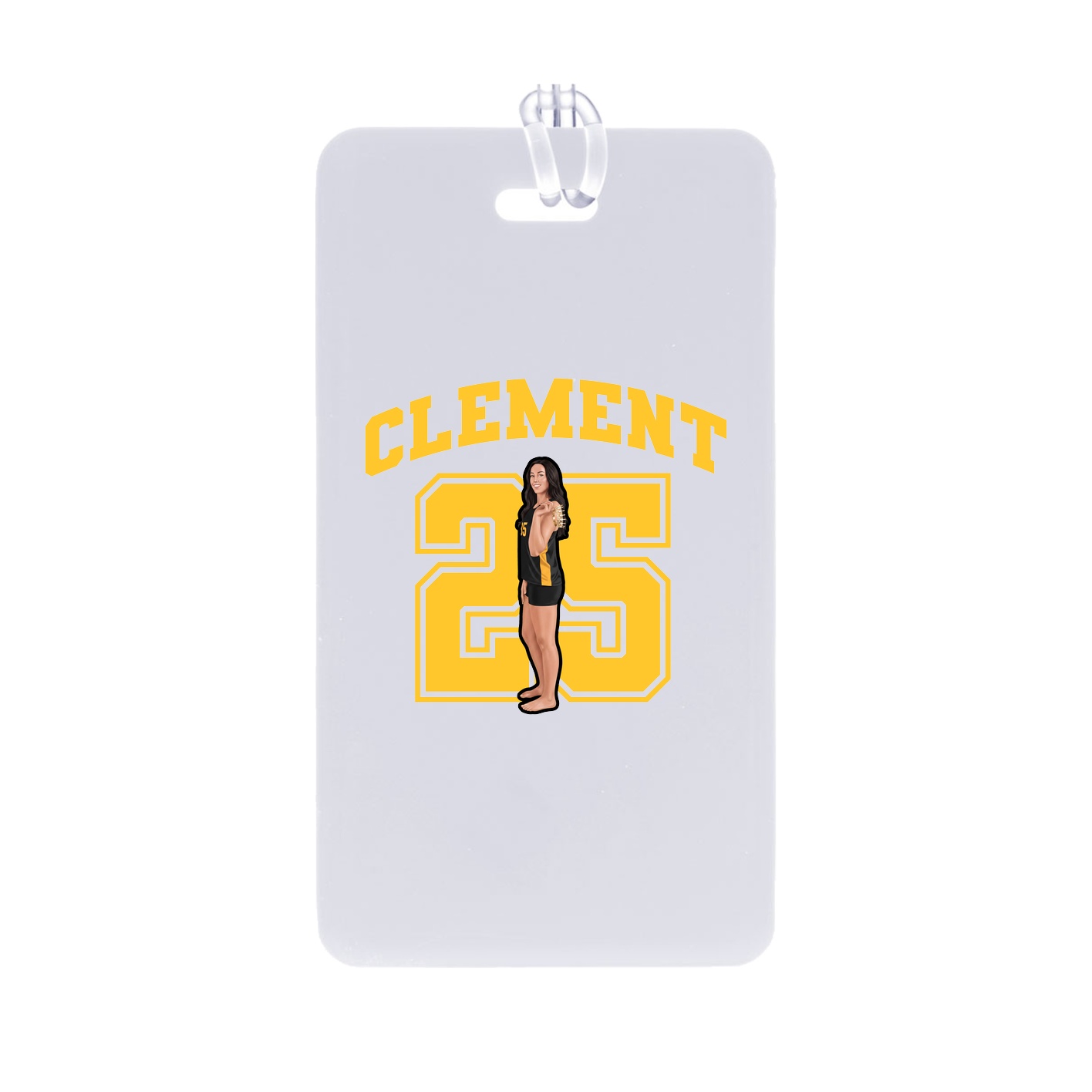 Bag Tag — Number in Classic