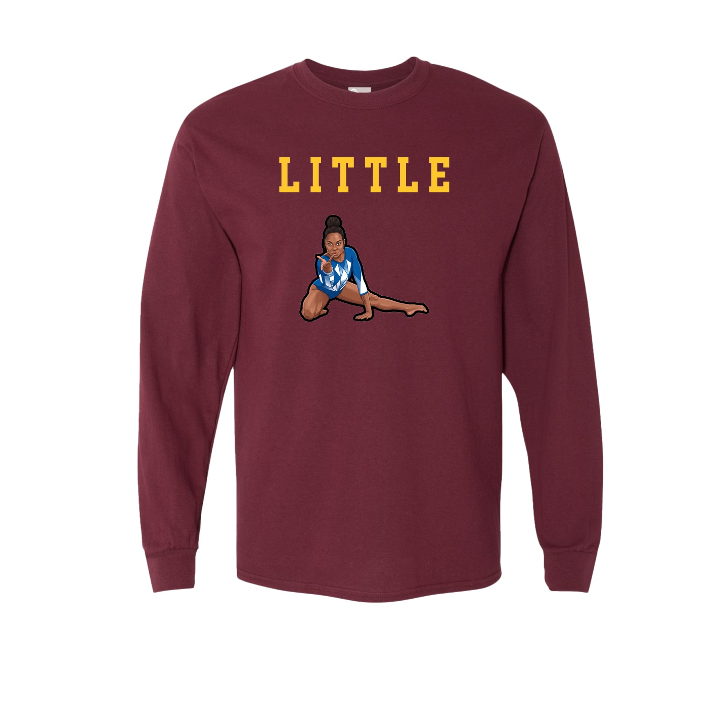 Long Sleeve Tee — Shirsey in Maroon