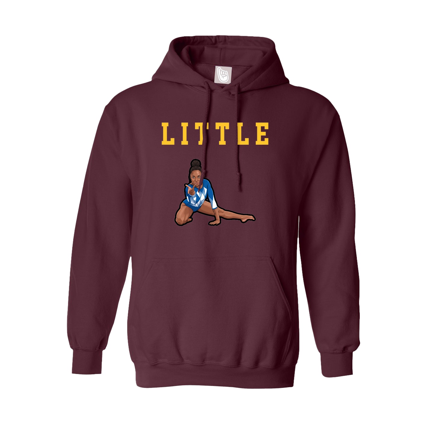 Hoodie — Shirsey in Maroon