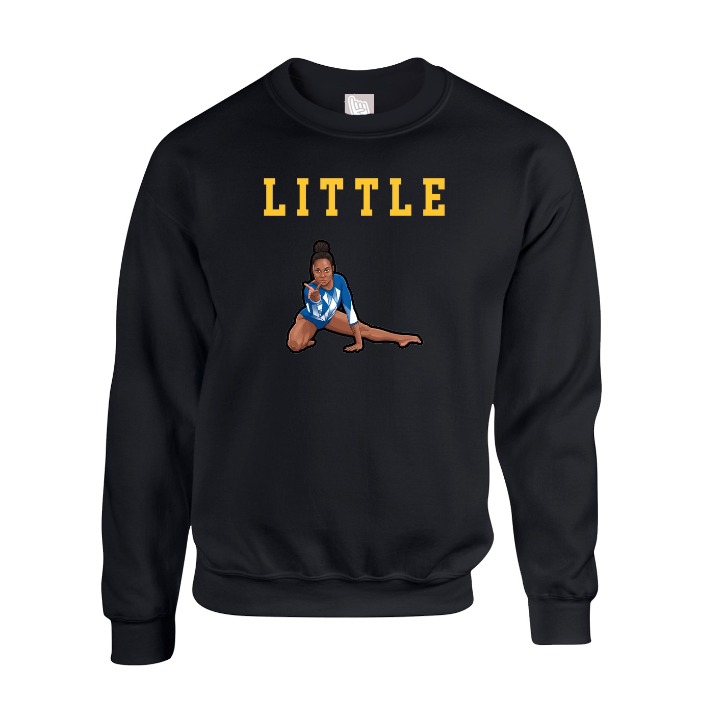 Fleece Crew — Shirsey in Black