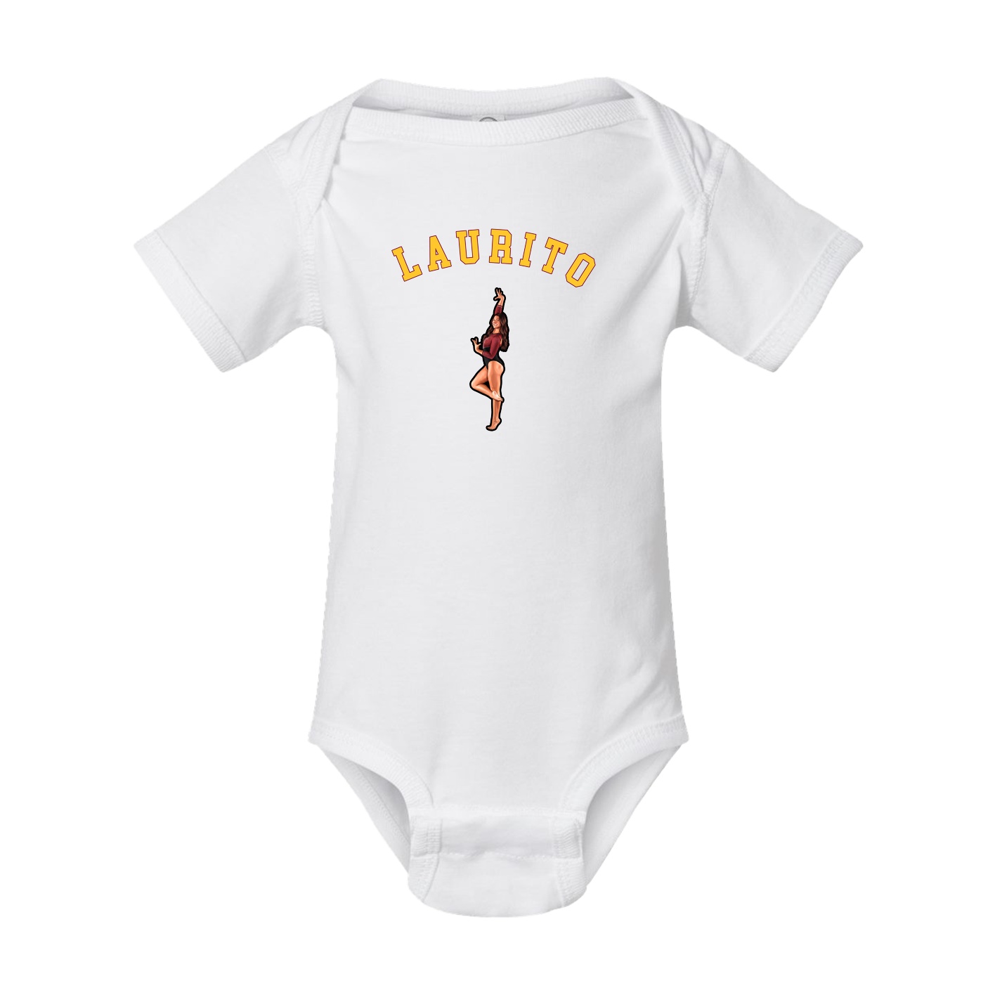 Baby Onesie — Shirsey Arch in White