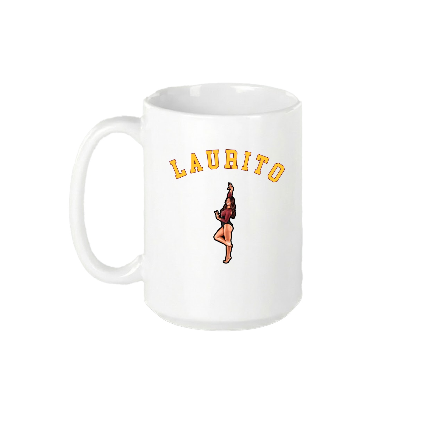 15oz Coffee Mug — Shirsey Arch in White