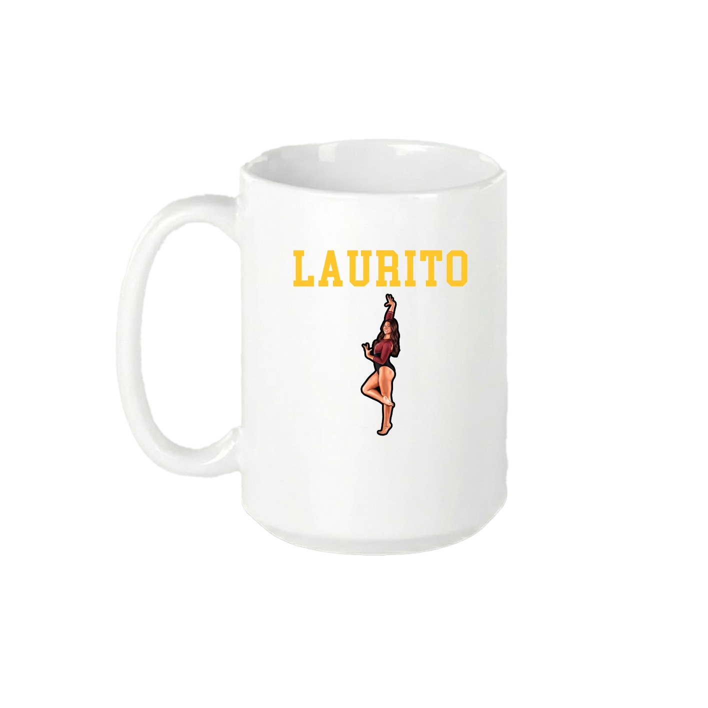 15oz Coffee Mug — Shirsey in White