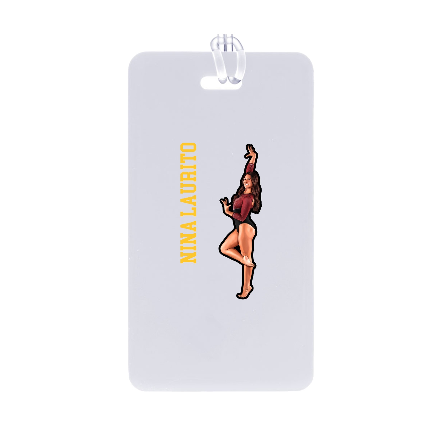 Bag Tag — Name Vertical in Classic