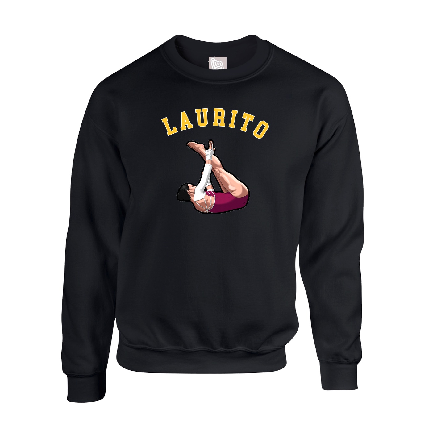 Fleece Crew — Shirsey Arch in Black