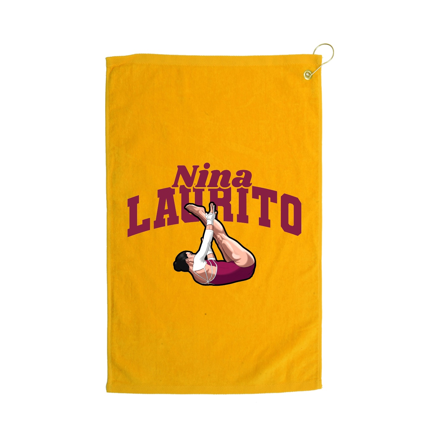 Golf Towel — Signature Arch in Gold