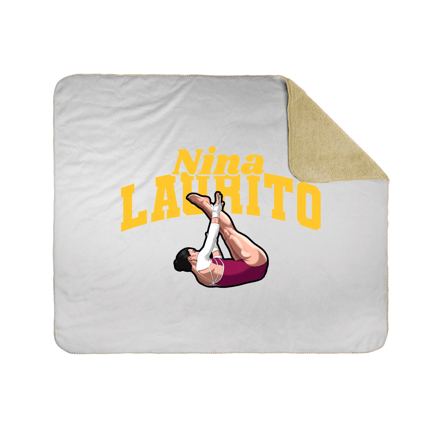Throw Blanket — Signature Arch in White