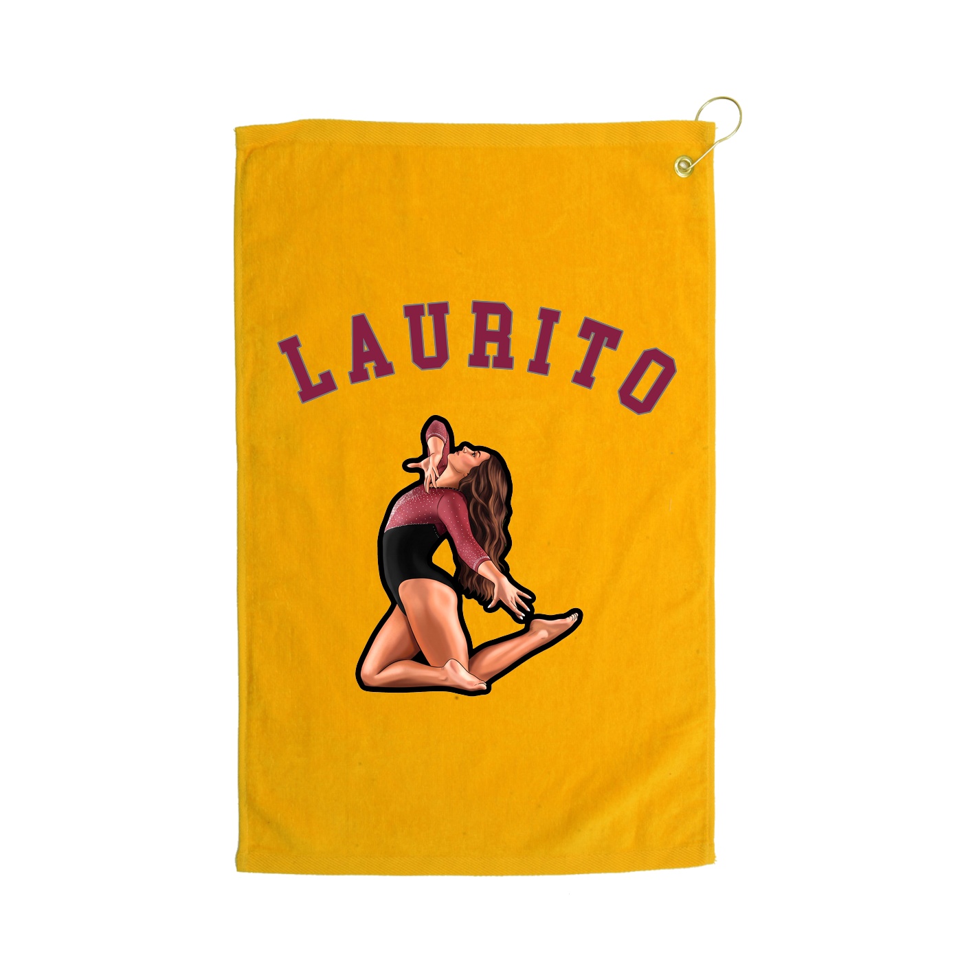 Golf Towel — Shirsey Arch in Gold