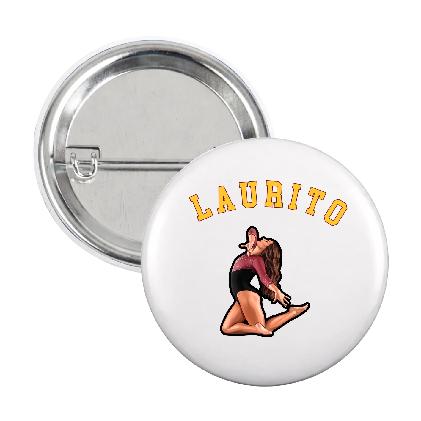 Game Day Button — Shirsey Arch in White