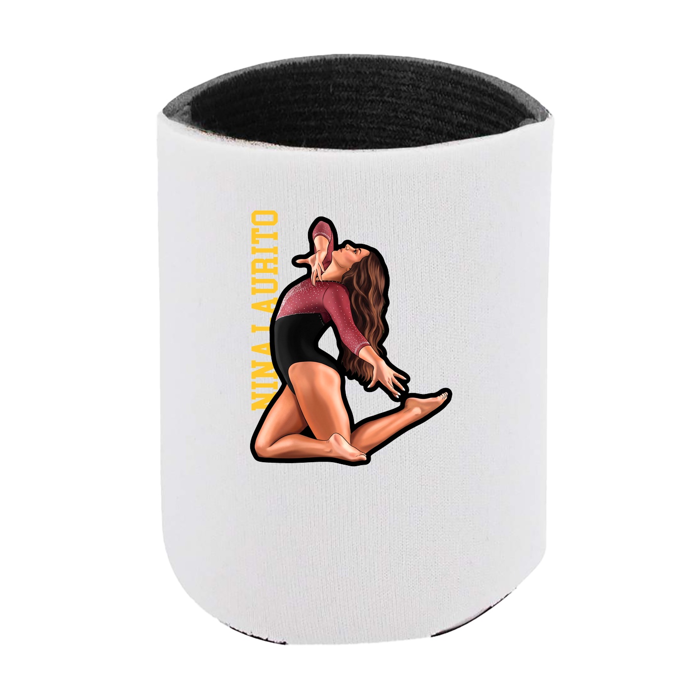 Can Holder — Name Vertical in White