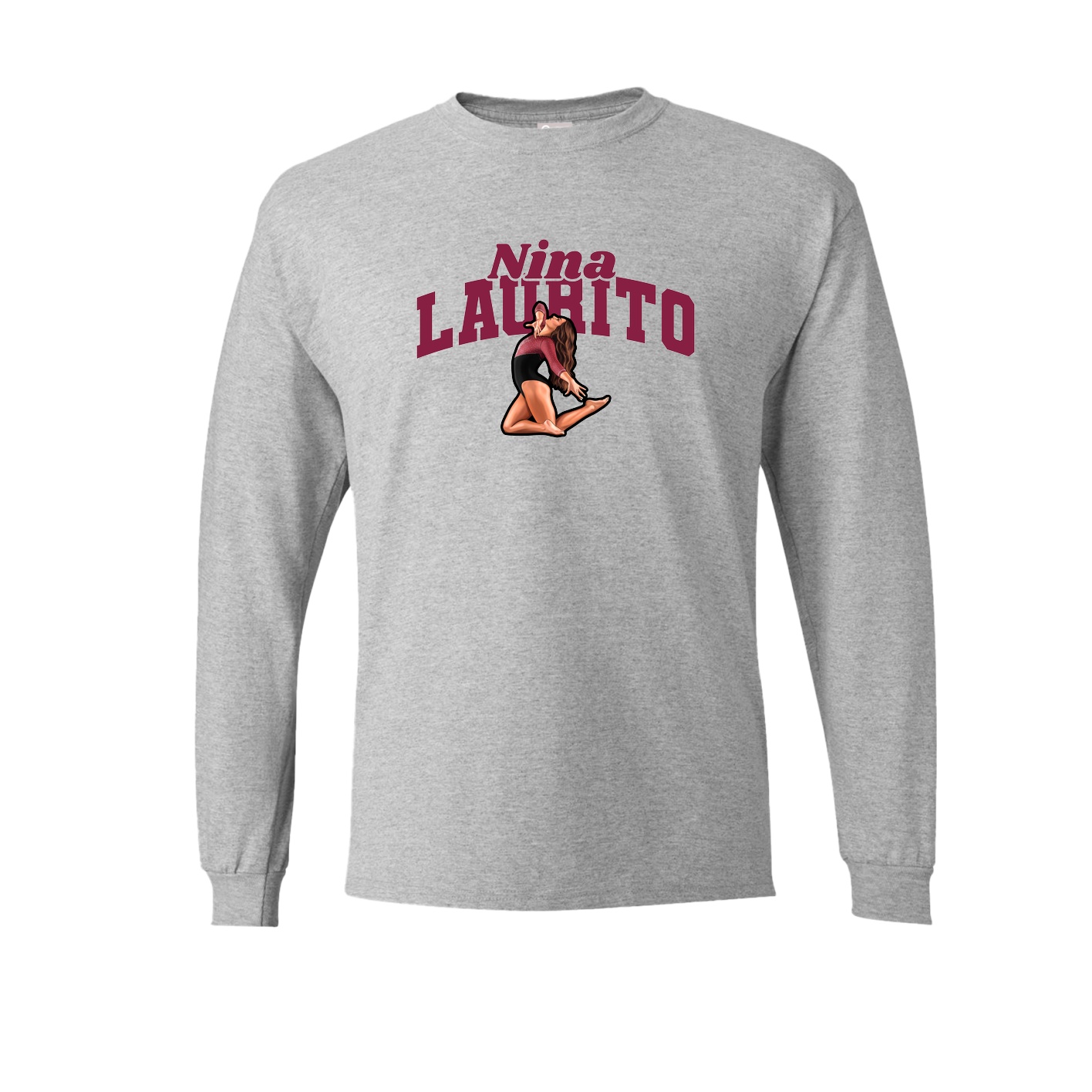 Long Sleeve Tee — Signature Arch in Grey