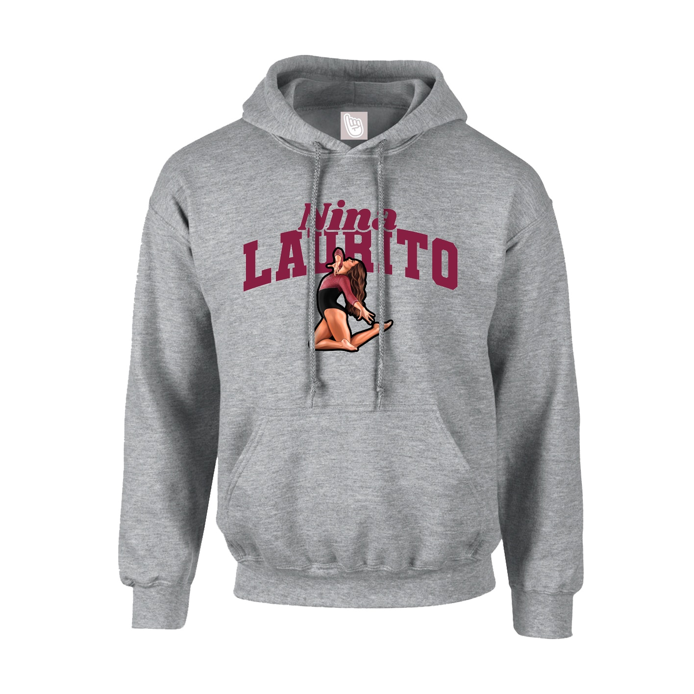 Hoodie — Signature Arch in Grey