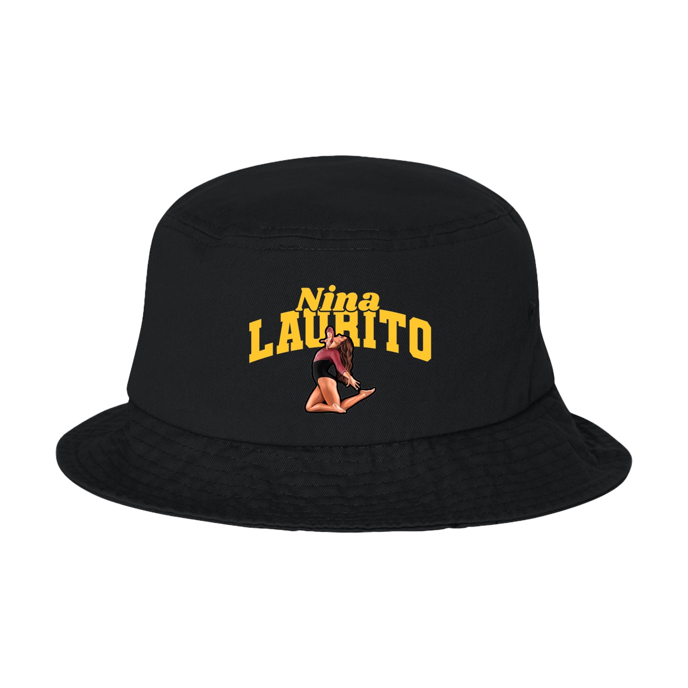 Bucket Cap — Signature Arch in Black