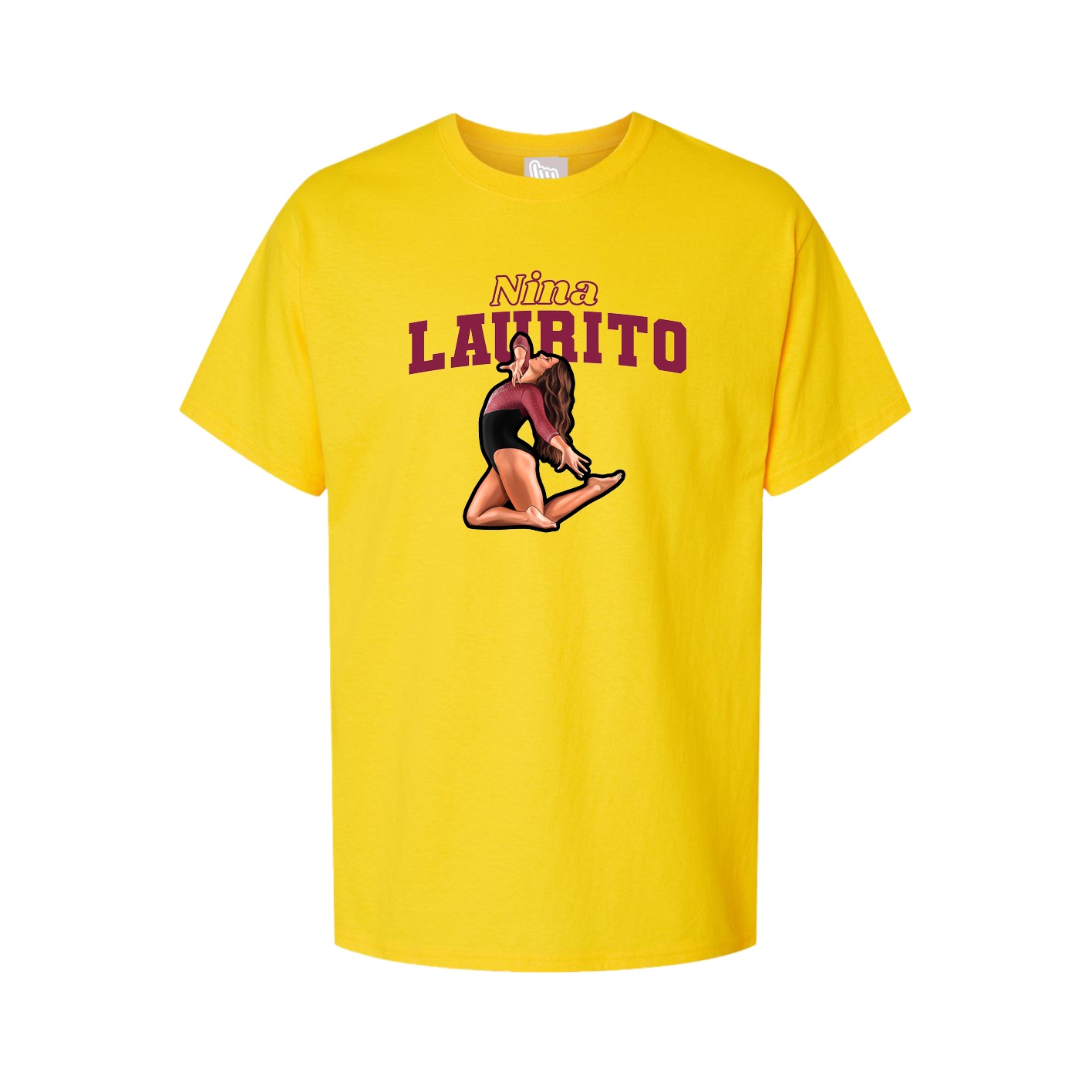 Tee — Name Arch in Gold