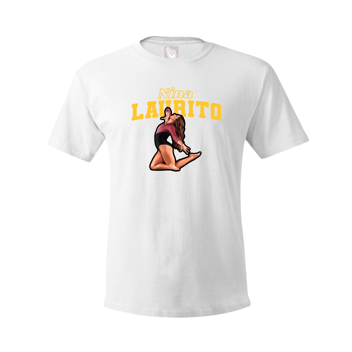 Tee — Name Arch in White