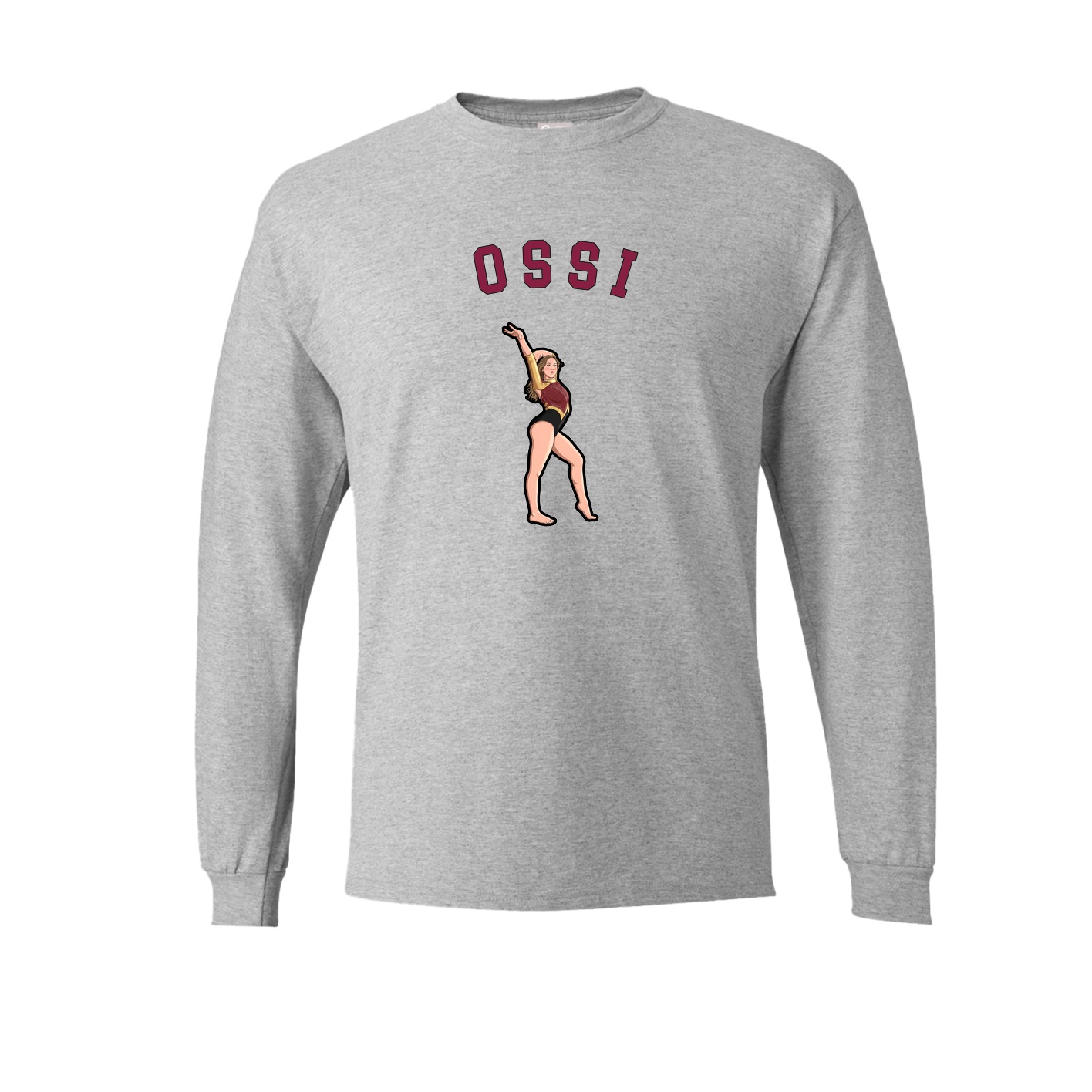 Long Sleeve Tee — Shirsey Arch in Grey