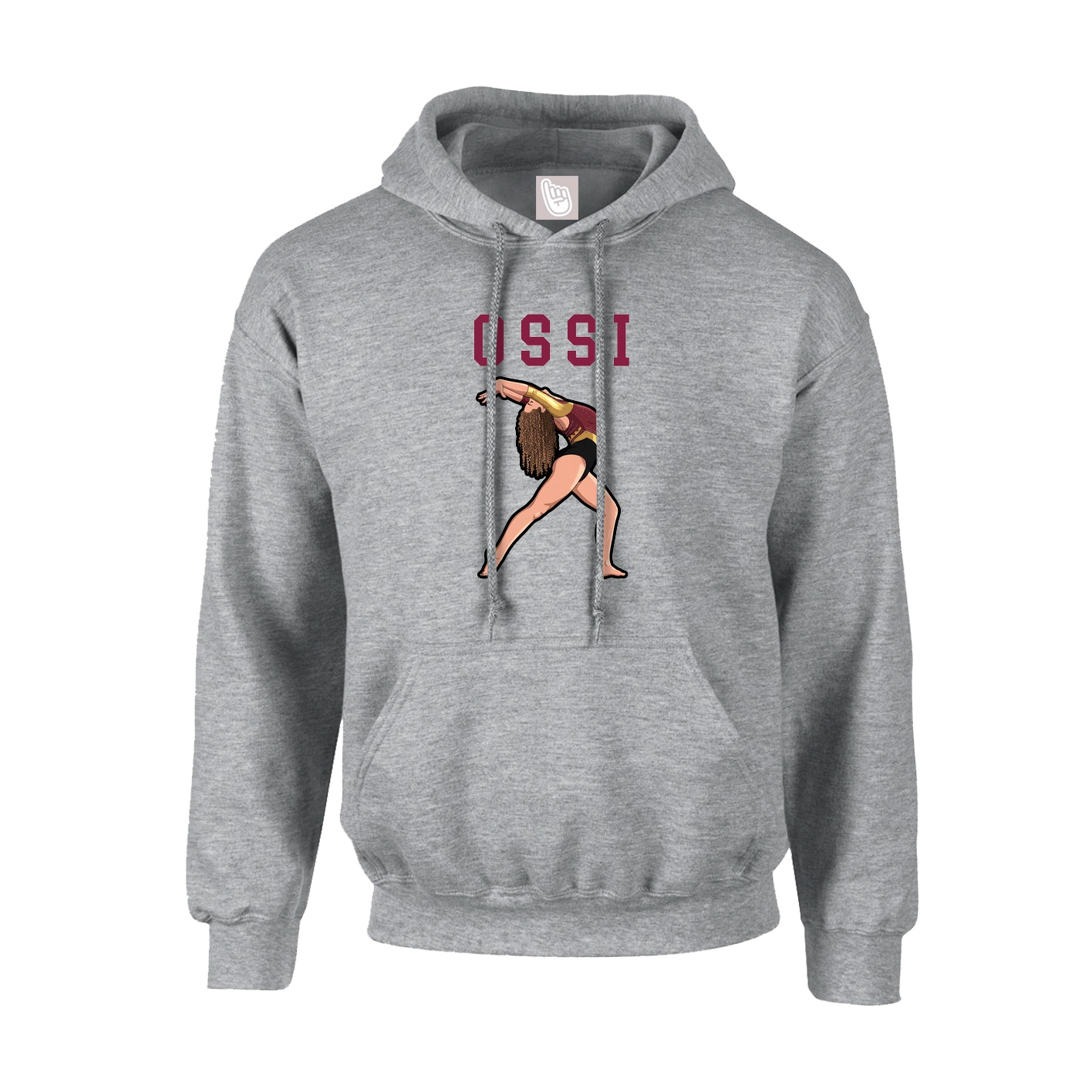 Hoodie — Shirsey in Grey