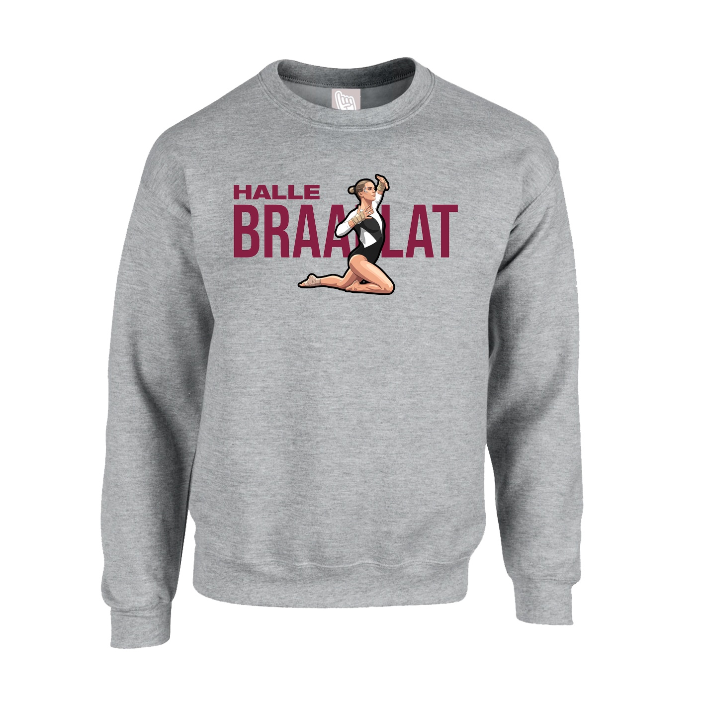 Fleece Crew — Player Name in Grey