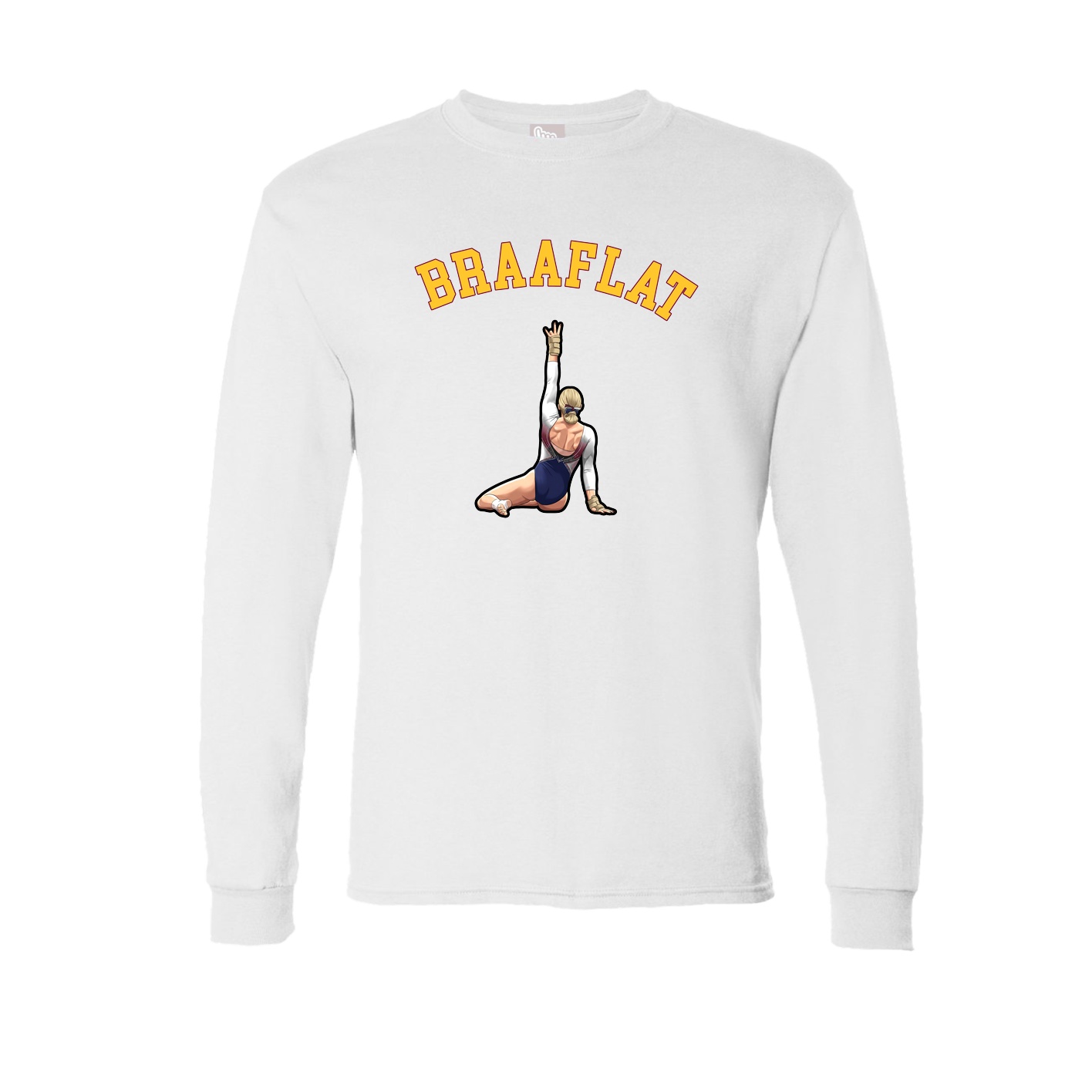 Long Sleeve Tee — Shirsey Arch in White