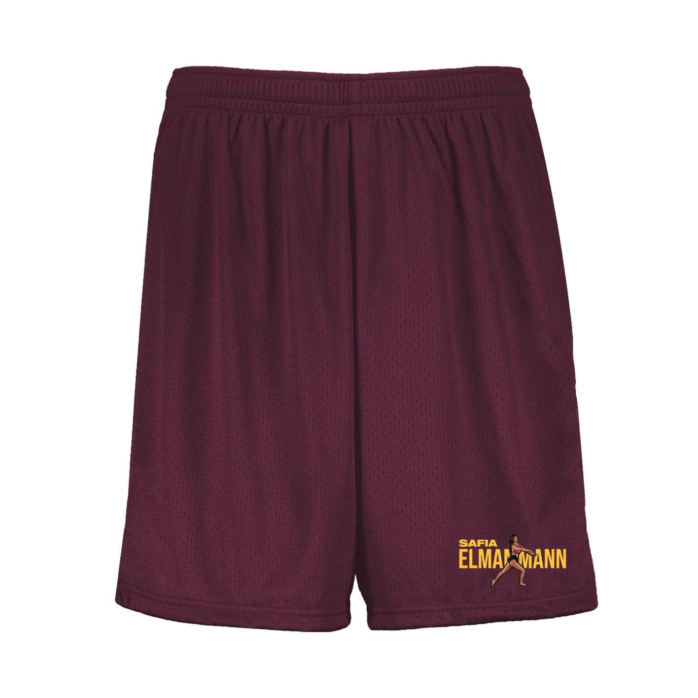 Shorts — Player Name in Maroon