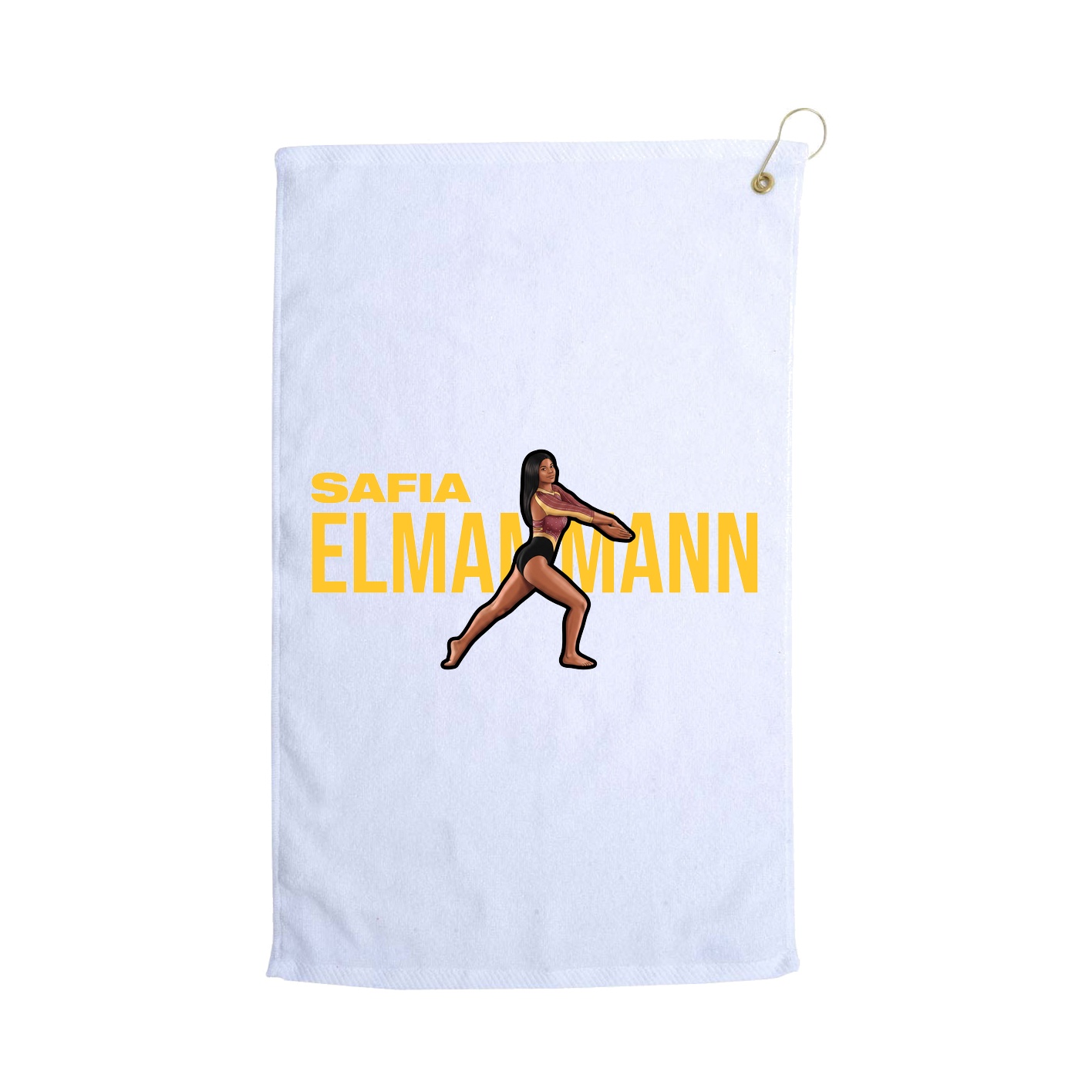 Golf Towel — Player Name in White
