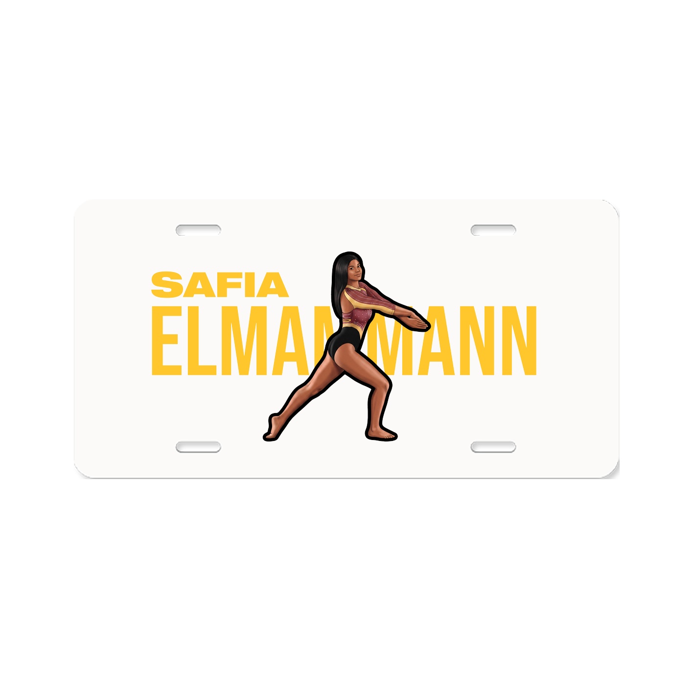 License Plate — Player Name in Classic