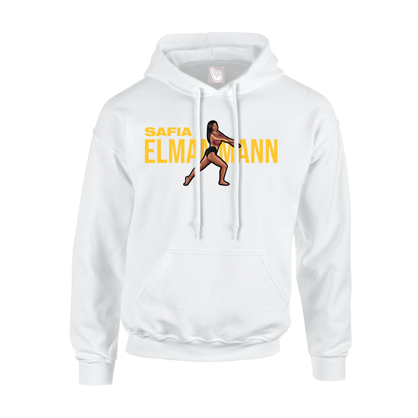 Youth Hoodie — Player Name in White