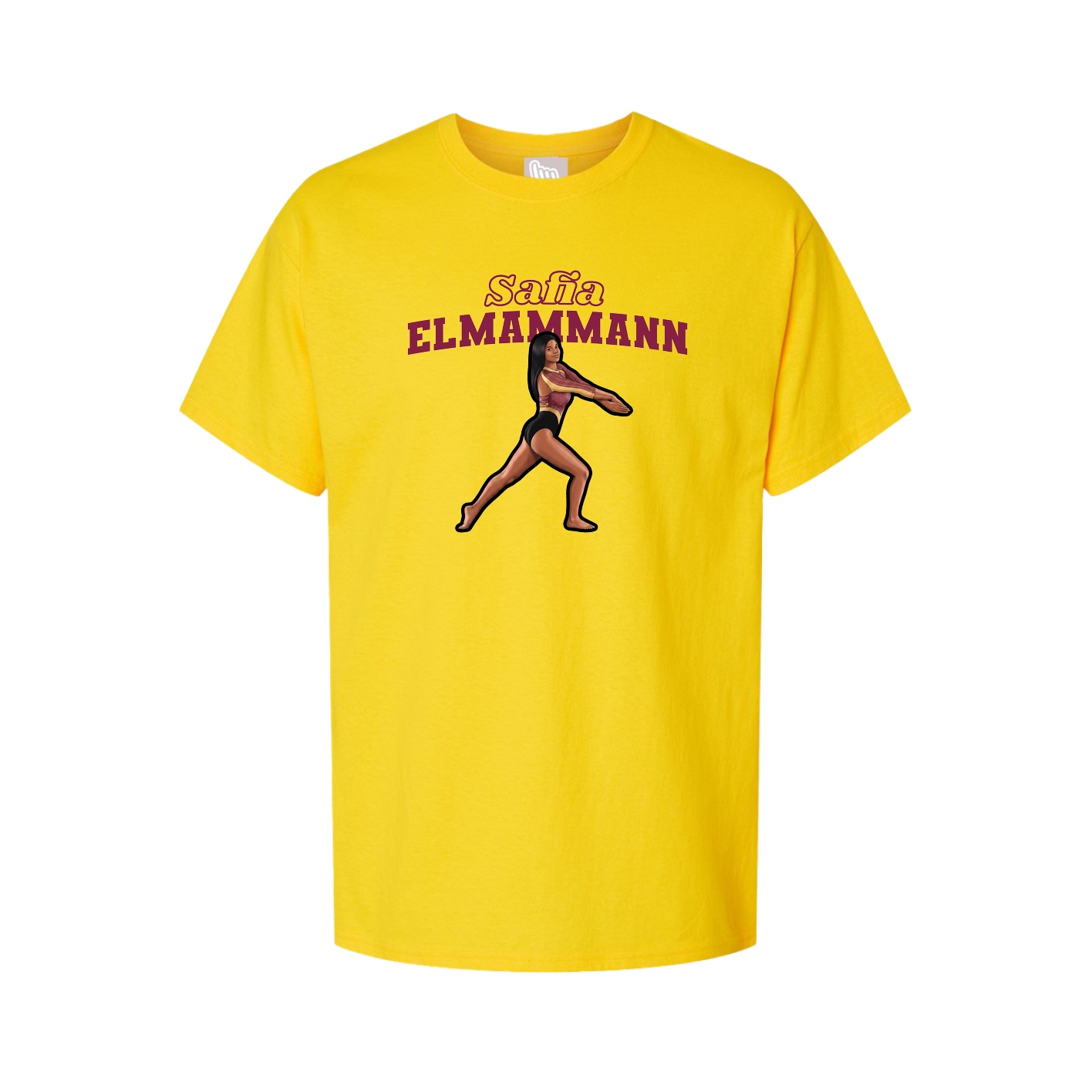 Tee — Name Arch in Gold