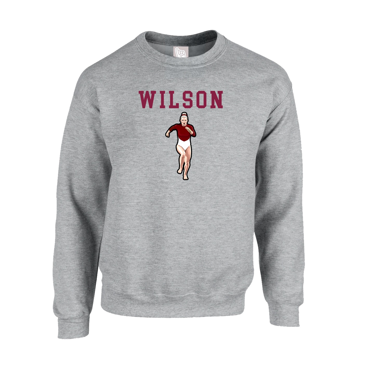 Fleece Crew — Shirsey in Grey