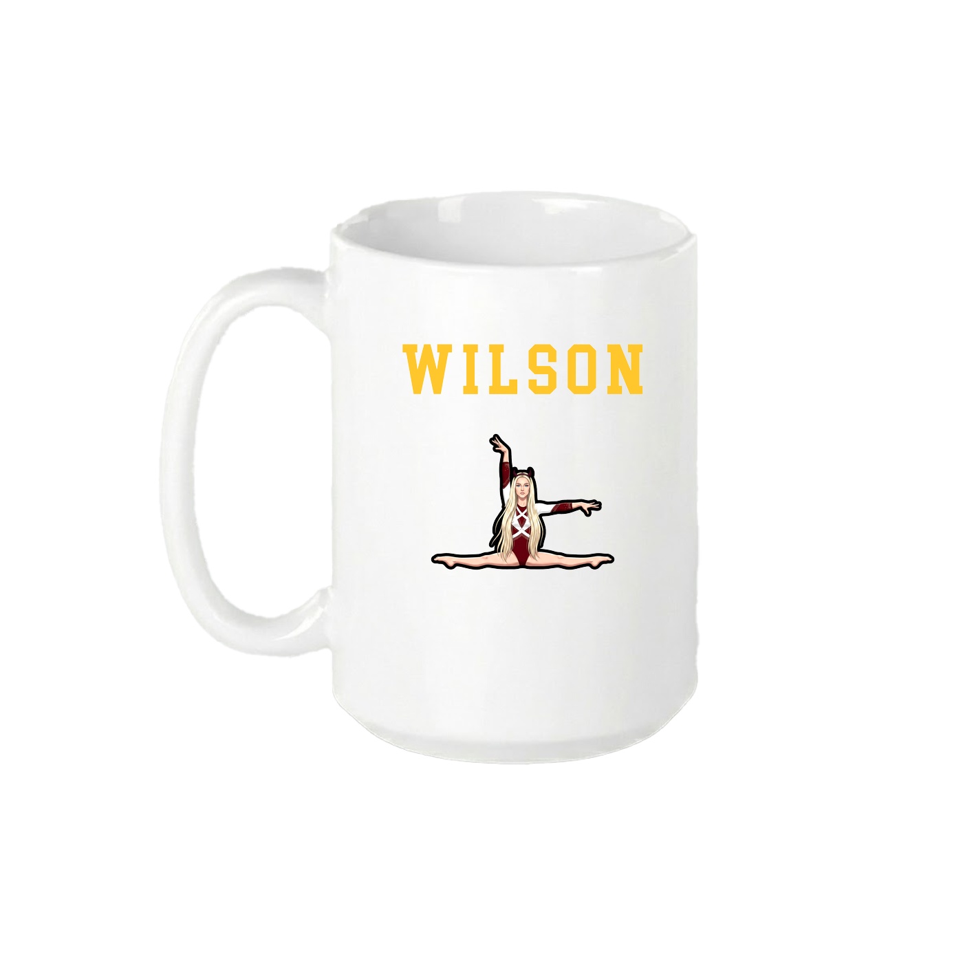 15oz Coffee Mug — Shirsey in White
