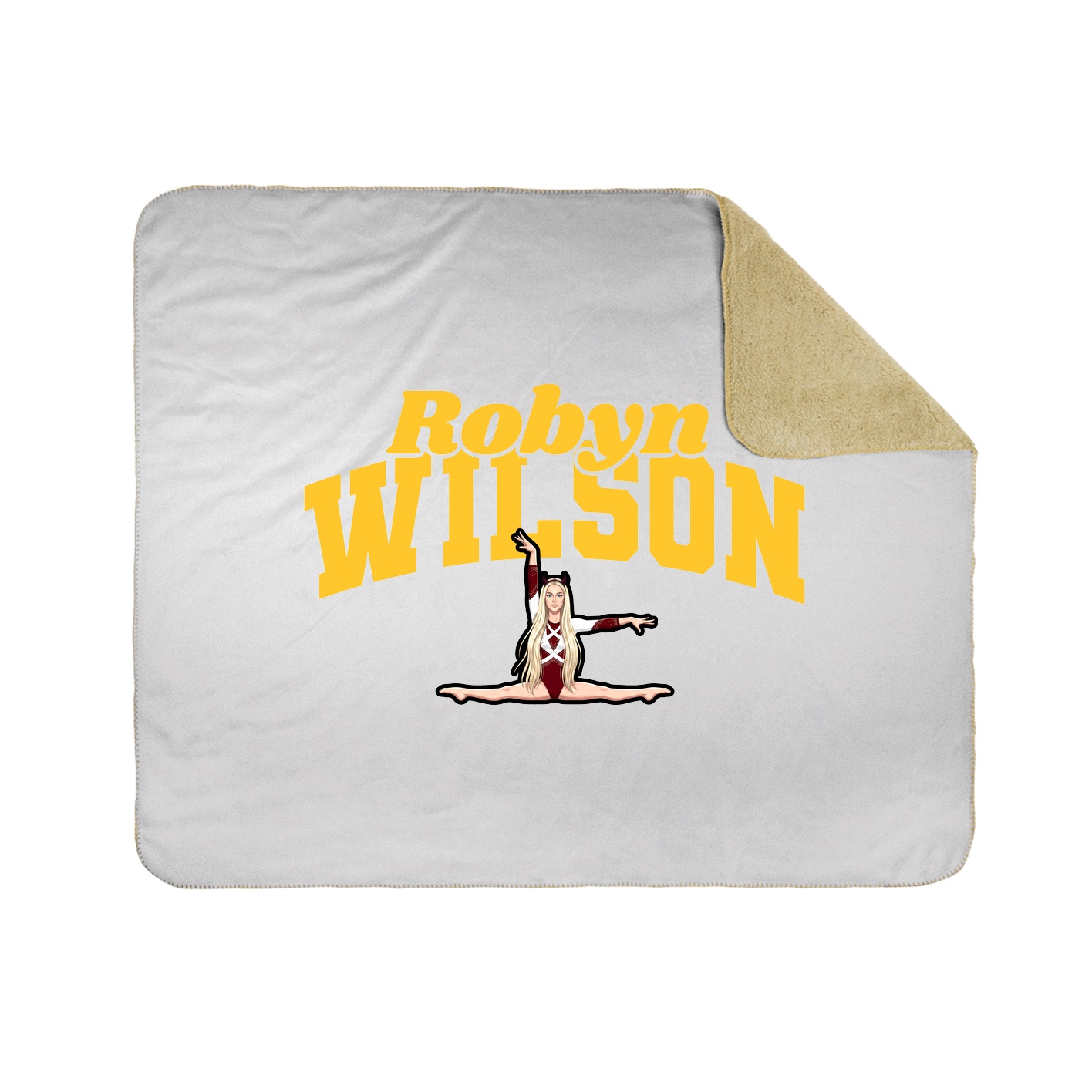 Throw Blanket — Signature Arch in White
