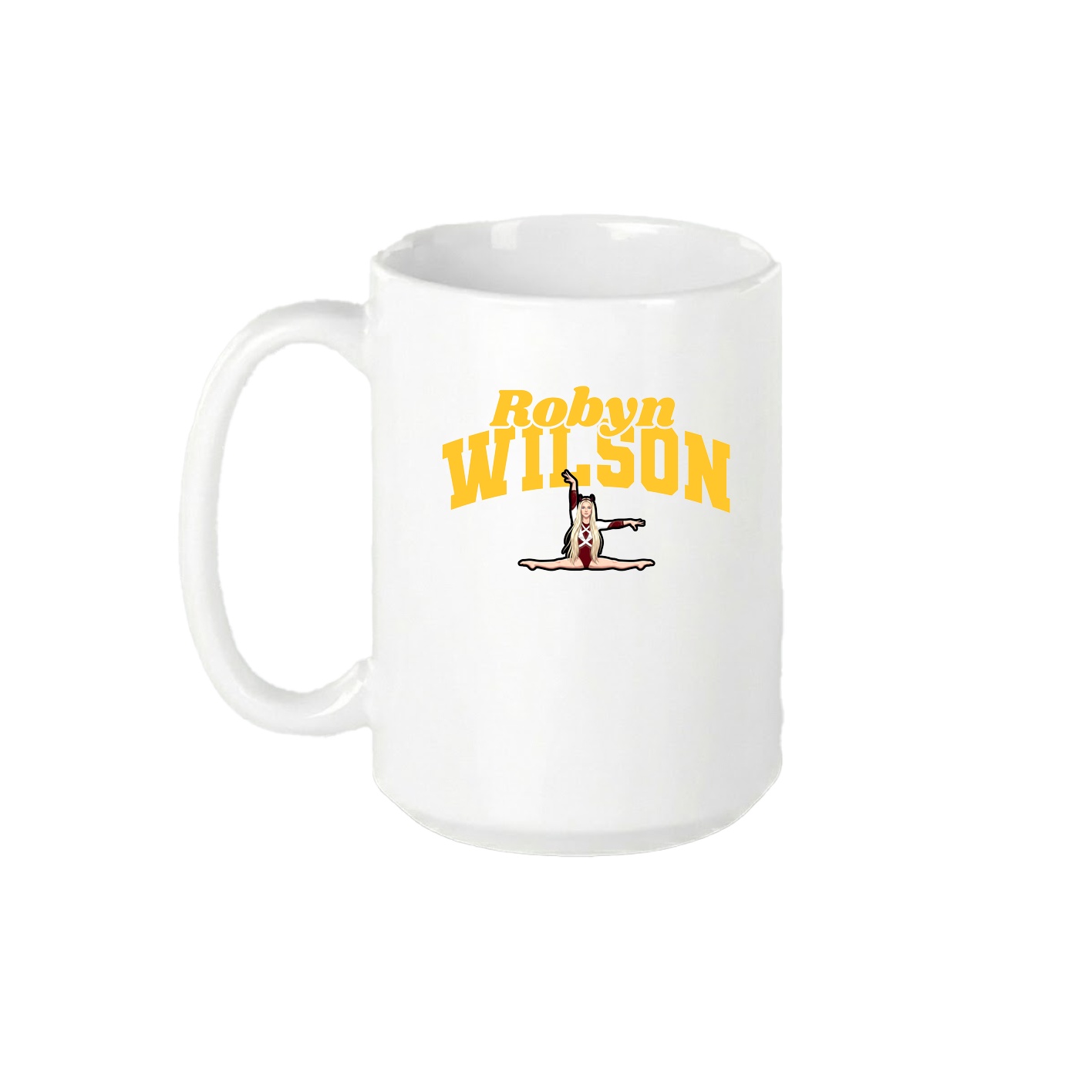 15oz Coffee Mug — Signature Arch in White
