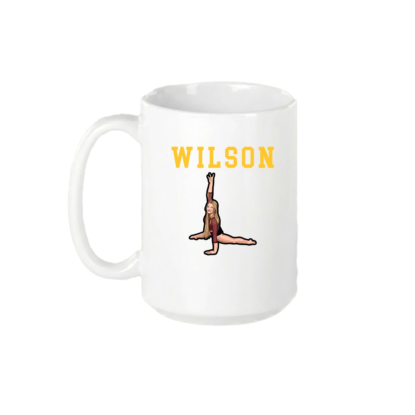 15oz Coffee Mug — Shirsey in White